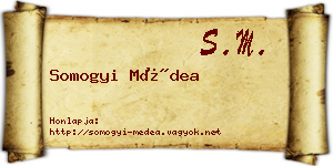 Somogyi Médea névjegykártya