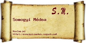 Somogyi Médea névjegykártya